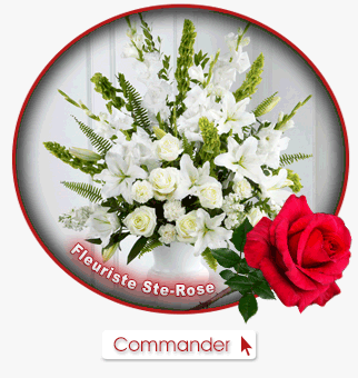 Arrangement de fleurs funéraires - Fleuriste Ste-Rose  à Blainville