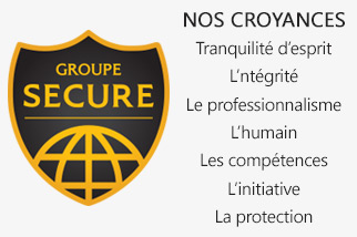 Syst&egrave;me de S&eacute;curit&eacute; Groupe S&eacute;cure Saguenay-La-Saint-Jean