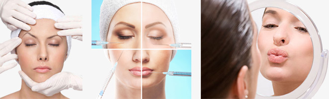 Injections de Botox et Juvéderm