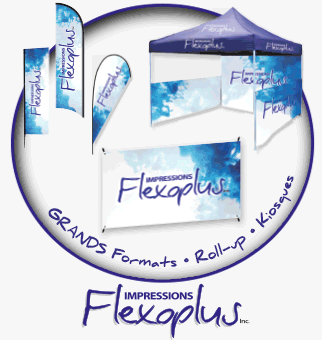 Roll-up et Kiosques d’exposition - Flexoplus Chambly