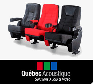 Fauteuils et sièges de cinéma maison - Québec Acoustique