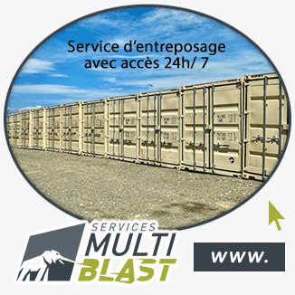 Entreposage mini-entrep&ocirc;t La Sarre - Location Conteneur Services Multiblast