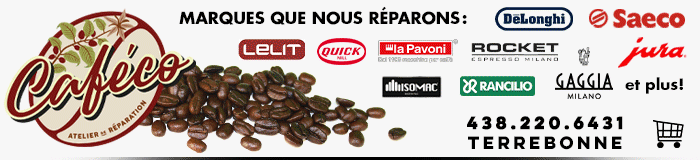 Atelier Caféco Réparation de Machine à Café à Terrebonne (Lachanaie)