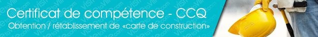 Certificat de compétence CCQ Ivry-sur-le-Lac - Visitetaville.com
